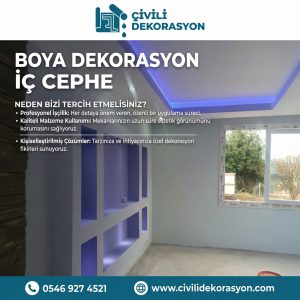 Boya Dekorasyon iç Cephe