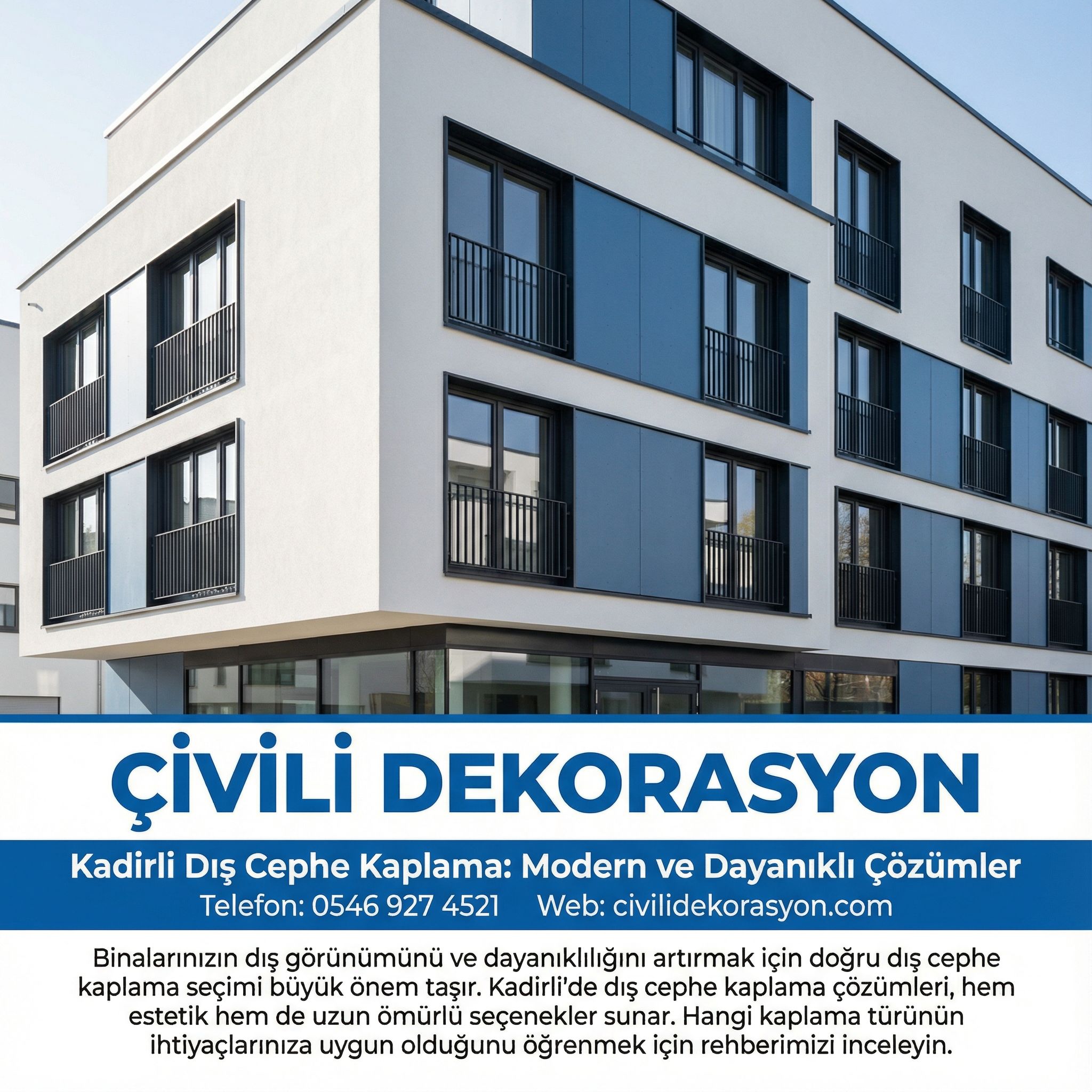 Kadirli Dis Cephe Kaplama Modern ve Dayanikli Cozumler