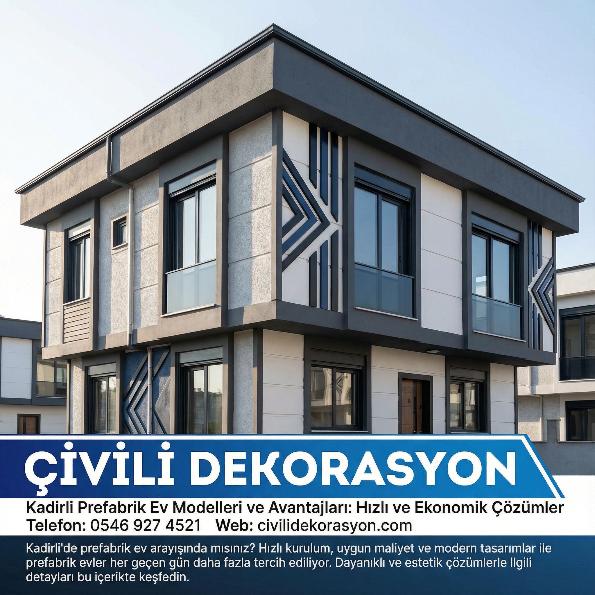 Kadirli Prefabrik Ev Modelleri ve Avantajlari Hizli ve Ekonomik Cozumler